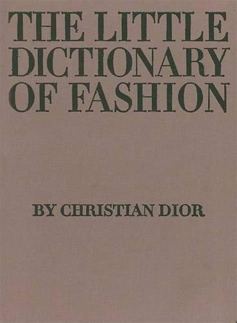 the little dictionary of fashion christian dior pdf|christian dior dictionary.